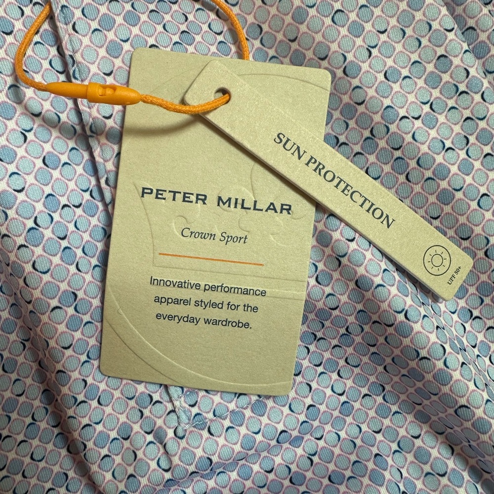 Peter Millar Crown Sport Summer Comfort Wicking Polo Shirt